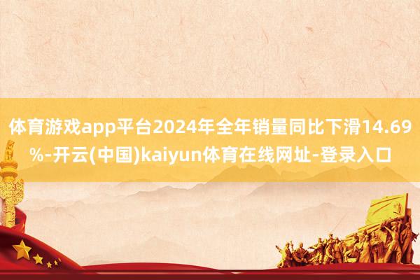 体育游戏app平台2024年全年销量同比下滑14.69%-开云(中国)kaiyun体育在线网址-登录入口